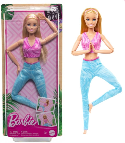 BARBIE Made To Move Fashion Doll (22 Bendable 