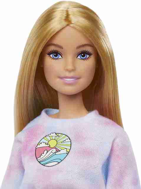 BARBIE Malibu Stylist Doll Playset, Hair Makeup Theme with