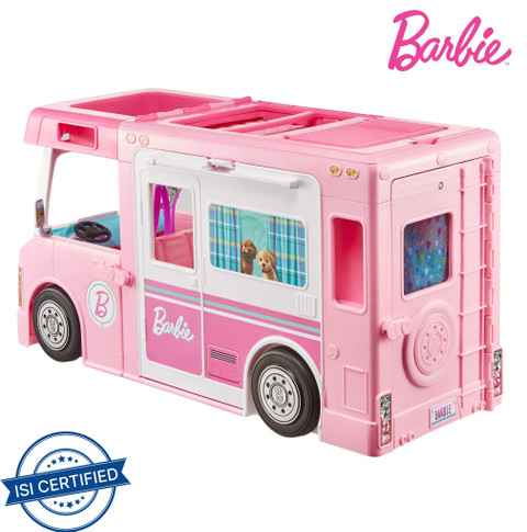 BARBIE 3-in-1 Dream Camper Vehicle and Accessories 3-in-1 Dream
