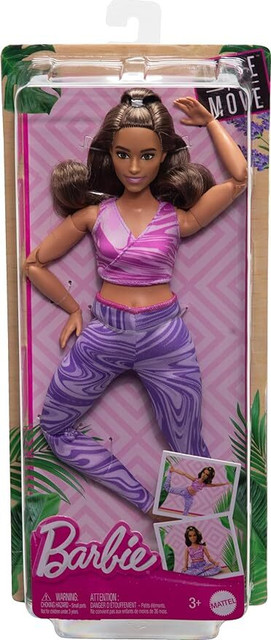 Doll Toy Barbie Endless Moves Doll With Pink Top BARBIE Made To