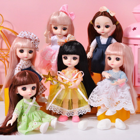 DSR 14/15CM BJD Doll 13 Moveable Jointed 15cm Dolls (Pack of