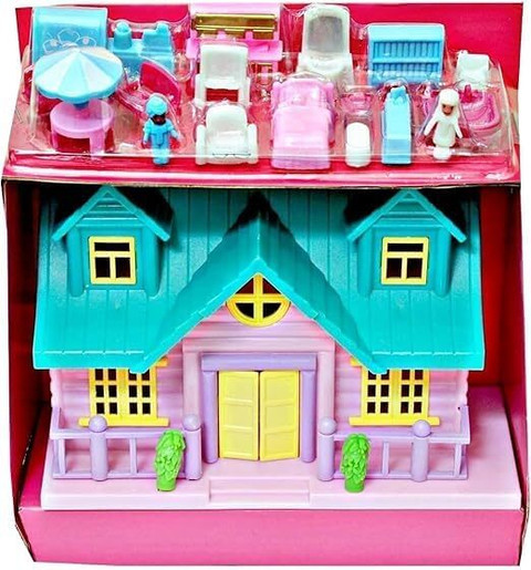 Mahi Zone Dream Funny House Play Set Doll House Set for Boys and Girls_M86