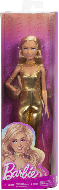 slim fit dress slacks Barbie Fashionista Gold Earrings Blonde — Adventure Hobbies & Toys main image 0