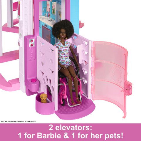 BARBIE Dreamhouse, 75+ Pieces, Pool Party Doll House with Story