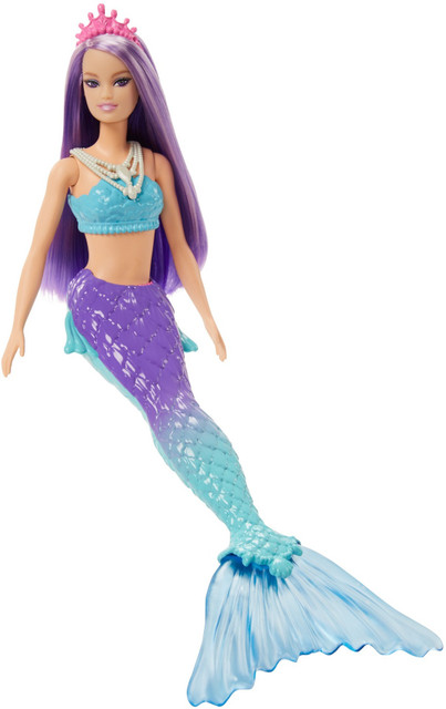 BARBIE Dreamtopia Mermaid Doll (Purple Hair), Toy for Kids Ages Years Old  and Up