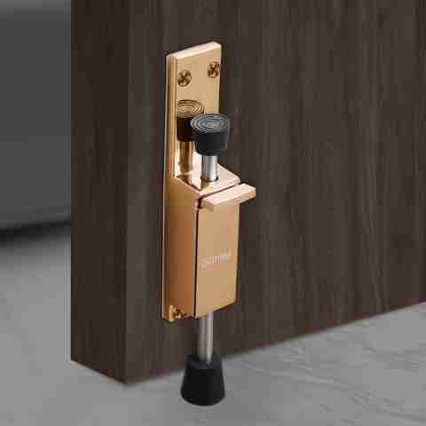 Plantex Kickdown Door Stopper Spring Loaded Telescopic Step On/Off Door ...