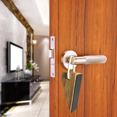 Mihad Wood Door Stopper, Non-Slip Solid Door Stops, Door Wedge, Fit for  Door Bottom Wedge Door Stopper