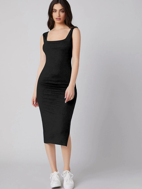 bodycon half sleeve dress Sweetheart Half Sleeves Bodycon Dress – Aisize main image 1