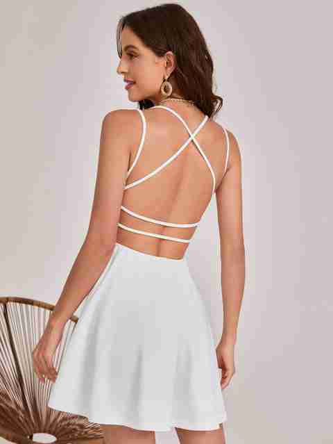 short flare prom dresses Trisha Plus Size White Bohemian Flare Sleeve Dress– Hello Curve main image 0