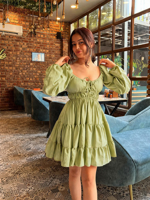 gaaish women's beautiful short dress reviews GAAISH Women A-line Yellow Mini/Short Dress - Buy GAAISH Women A-line Yellow Mini/Short Dress Online at Best Prices in India