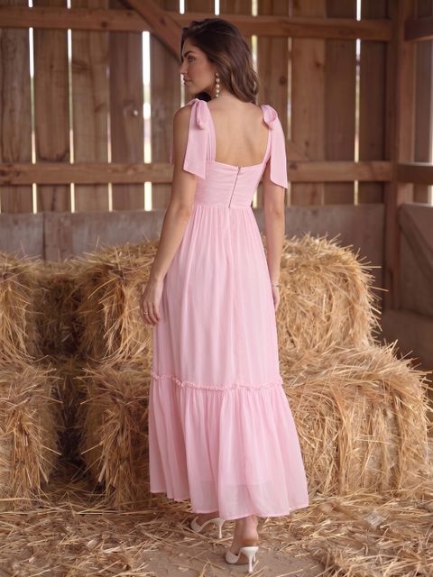 hot pink dress online india AAYU Women Layered Maxi/Full Length - Buy AAYU Women Layered Pink Maxi/Full Length Dress at Best Prices in pink fluffy dress