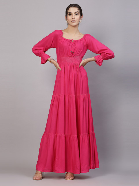 AAYU Women Maxi Pink Full Length Dress Buy AAYU Women Maxi Pink