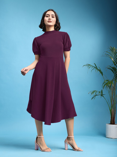 knee length dresses flipkart Ethit Girls Midi/Knee Length Casual Dress Price in India