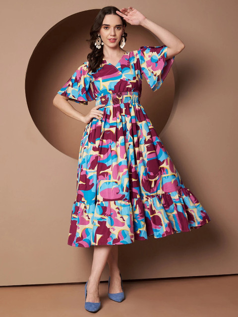 ZWERLON Women A-line Multicolor Midi/Calf Length Dress - Buy ZWERLON Women A -line Multicolor Midi/Calf Length Dress Online at Best Prices in India | Flipkart.com ZWERLON Women A-line Multicolor Midi/Calf Length Dress - Buy ZWERLON Women A -line Multicolor Midi/Calf Length Dress Online at Best Prices in India | Flipkart.com