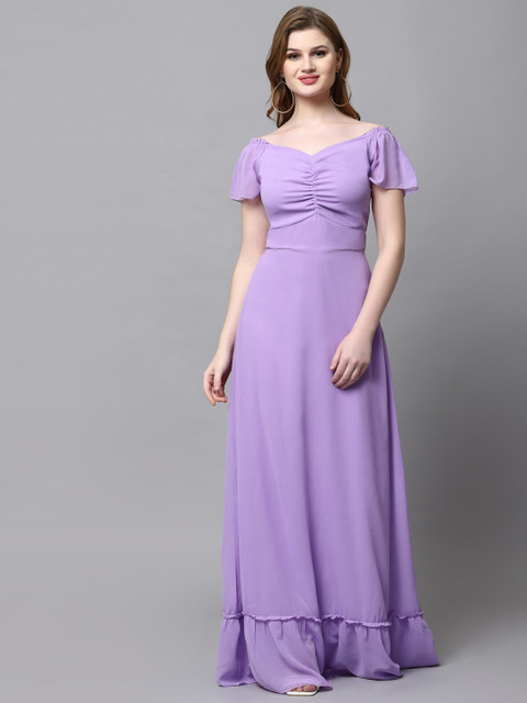 AAYU Women Maxi Purple Full Length Dress Buy AAYU Women Maxi
