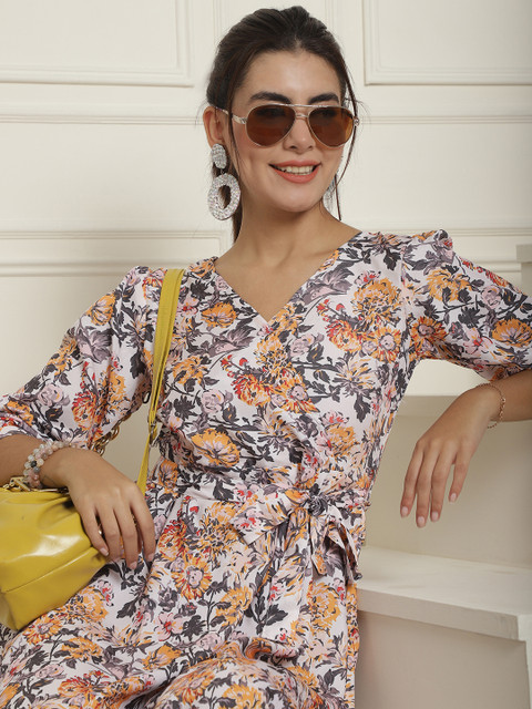 navy blue dress for baby girl Olivia Garden A-line Cotton Dress is exclusively available now on  www.KanthaIndia.com Discover fresh styles online @kanthaindia {  KanthaIndia, Cotton A-line dress, Indian Fashion, Artisanal clothing,  dresses, summer styles, winter looks, Handcrafted in