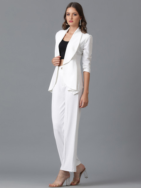 knee length dresses for ladies Satin Printed Jacket And Pant Set for women by Mandira Wirk – mandirawirk.in