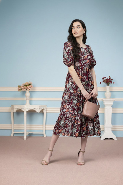 midi dress amora Amora Detailed Occasion Midi Dress Sage