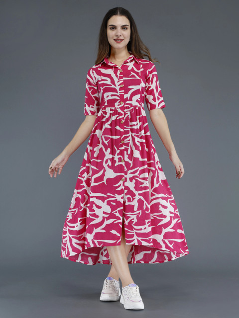 SupBir Women Gown Pink Ankle Length Dress Buy SupBir Women Gown