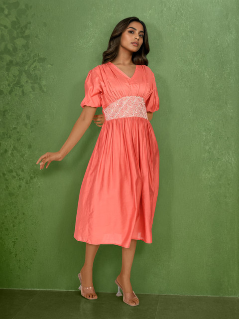 how to dress on birthday Custom – Oyemwen Ruffle-Hem Long Prom Dress Color:As pic Evening dress