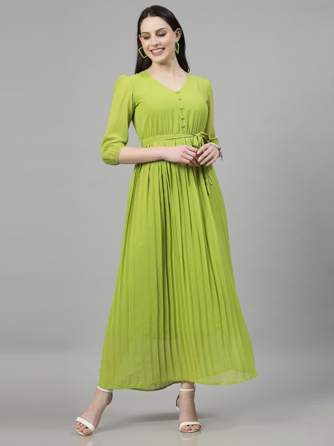 AAYU Women Fit and Flare Light Green Maxi/Full Length Dress - Buy AAYU Women  Fit and Flare Light Green Maxi/Full Length Dress Online at Best Prices in  India | Flipkart.com