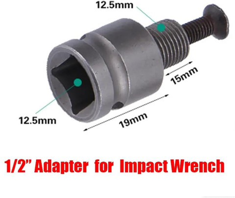 uptodateprouducts 1/2 Inch Square Drive To 20UNF Drill Chuck