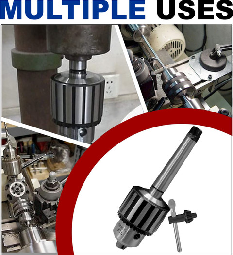 Digital Craft JT6 Taper Industrial Drill Chuck with Key and MT2