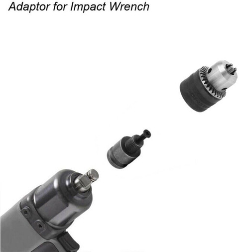uptodateprouducts 1/2 Inch Square Drive To 20UNF Drill Chuck