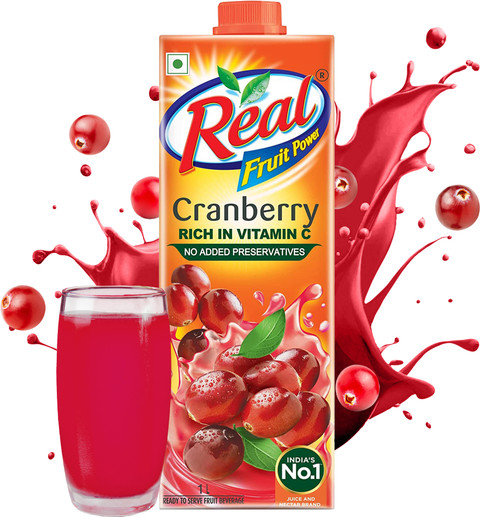 Real Fruit Juice Cranberry Price in India Buy Real Fruit Juice