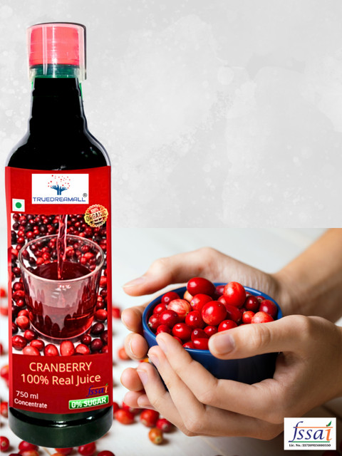 TRUEDREAMALL 100% Pure Cranberry Juice Unsweetened (Great for