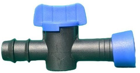 SIDDHI 16mm Flat Inline Drip Cock (Pack of 25) Pepsi 16mm Inline