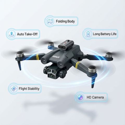 Clubmall M3 MAX Drone Mini Dual Camera Wi-Fi FPV - Image 3