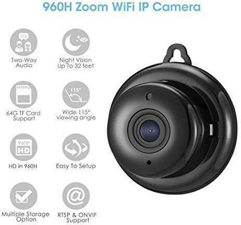 JNKC Mini WiFi Full HD Spy IP Camera Hidden Security with