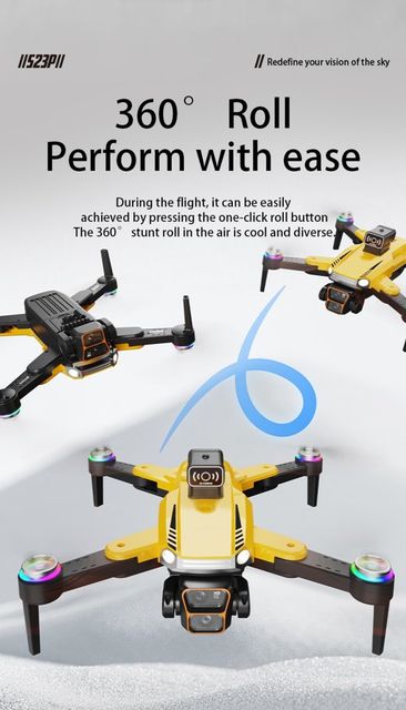 Super Toy 4K Dual Camera Drone with Obstacle Avoidance WiFi FPV Brushless Motor Drone - Image 6
