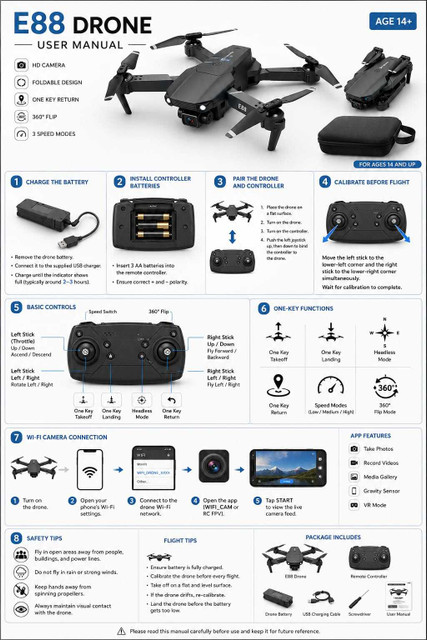 Zyamalox ZX drone with camera 4k ,12 MP ,fly 30 minutes Drone