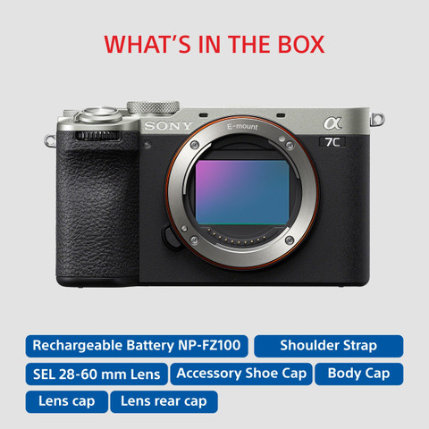 SONY ILCE-7CM2L/SQ IN5 Mirrorless Camera Body with 28-60mm Zoom