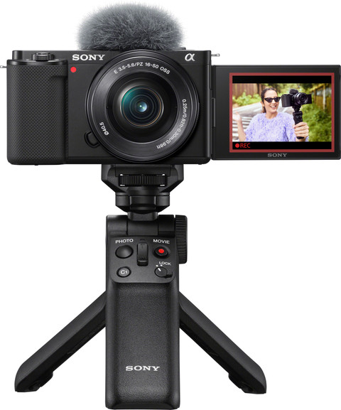 Sony Gp Vpt2bt Zv Vlogger Kit Sony ZV-1F Vlogging Camera With