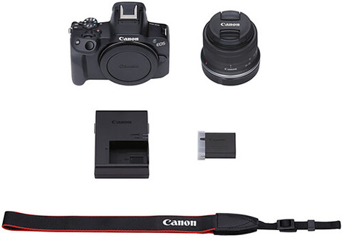 Canon EOS R50 Mirrorless Camera Body with RF - S 18 - 45 mm f/4.5