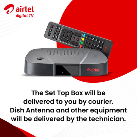 Airtel Digital TV HD Set Top Box|6M Tamil Ultimate HD Pack