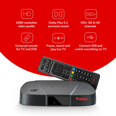 Set Top Box Sony Ten Channel In Airtel Dth Airtel Digital TV Only