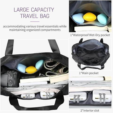 LOGGIN (Expandable) Rolling Duffle Bag with Wheels, Expandable Foldable  Duffle Bag with Wheels Duffel With Wheels (Strolley)