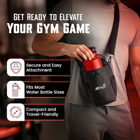JD FRESH (Expandable) Magnetic Gym Bag/Unisex Crossbody Sports Bag