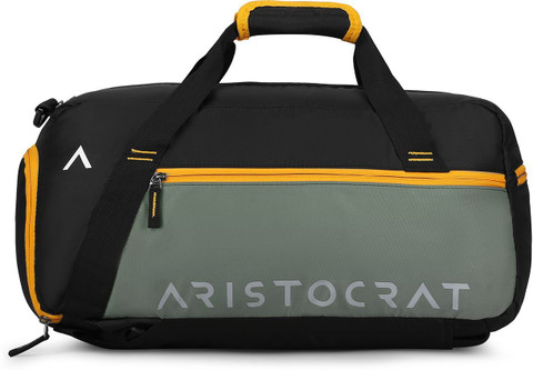 ARISTOCRAT Power 52cm Cabin size 23L Black Duffle Bag Duffel Without Wheels