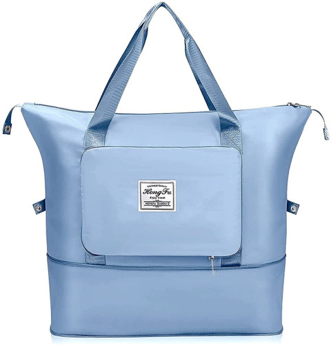 NKZ (Expandable) Foldable Travel Duffel Bag, Large Capacity Folding Travel  Bag Small Travel Bag Duffel Without Wheels