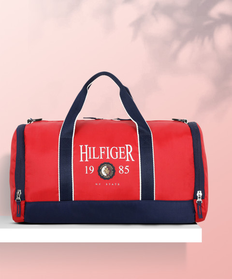 TOMMY HILFIGER Demarcus Gym Duffel Bag Red Price in India