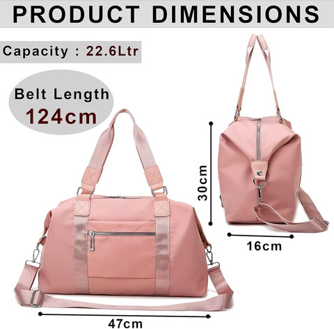 STORITE Large Capacity Folding Travel Bag, Sports Gym Shoulder