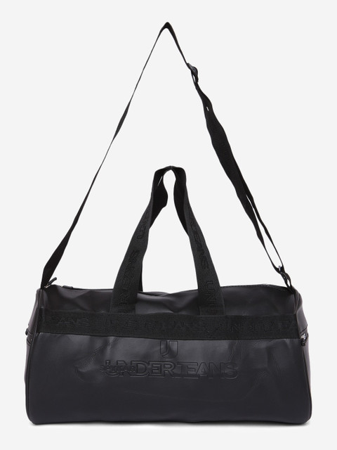 UnderJeans by Spykar UJUPDBGAS001Black Gym Duffel Bag Black