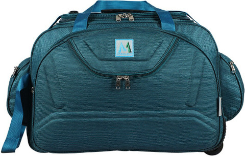 MEDLER (Expandable) DUFFEL_EPOCH-TURQUOISE Waterproof 55 litres Duffel With  Wheels (Strolley)