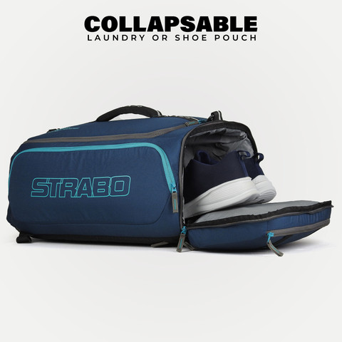 Strabo Camper 2-in-1 Convertible Duffel bag plus Backpack, 55