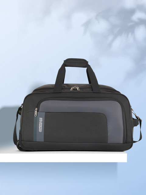 AMERICAN TOURISTER CAMP WHEEL 57cm GREY Duffel With Wheels (Strolley)